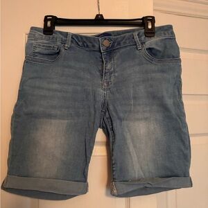 Apt. 9 Light Blue Denim Bermuda Shorts